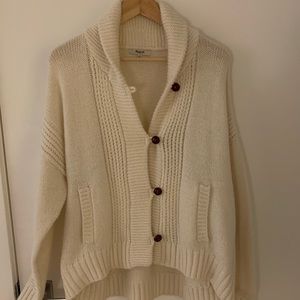 Cream Madewell Cardigan